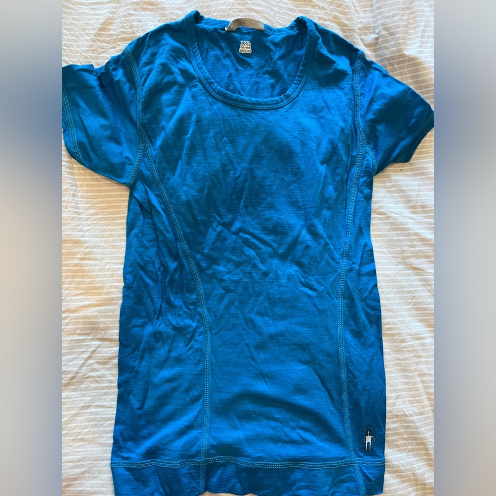 Smart wool base layer tshirt